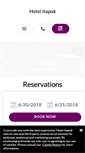Mobile Screenshot of hotelitapoa.com
